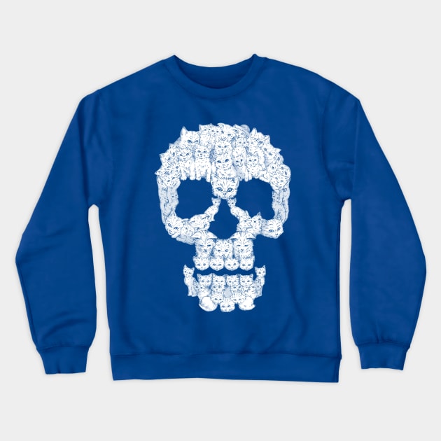 Skulls Are For Pussies Crewneck Sweatshirt by harebrained